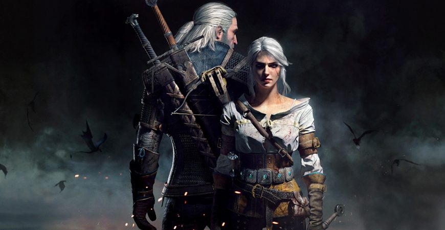 The Witcher 3, les sorceleurs Geralt et Ciri