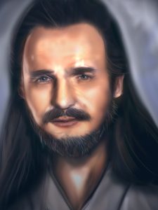 Jedi Gris - Qui-Gon Analyse Force - Qui-Gon