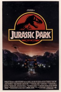 Affiche du film Jurassic Park.